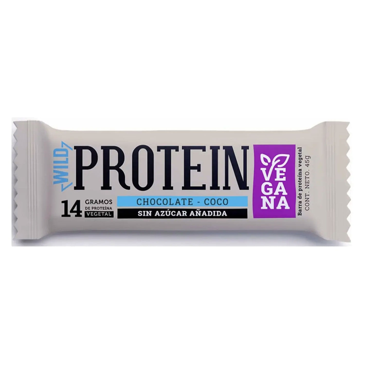 Wild Protein Bar Proteina Chocolate Coco 45Gr 16Unxds