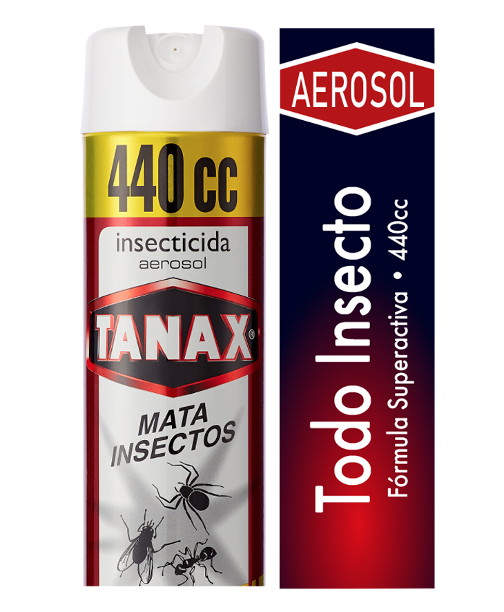 Tanax Aerosol Todo Insecto 12X220 Cc + 1/4 Gratis